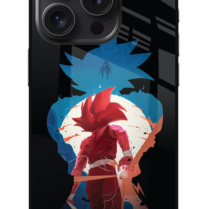 Goku iPhone 15 Pro Glass Case