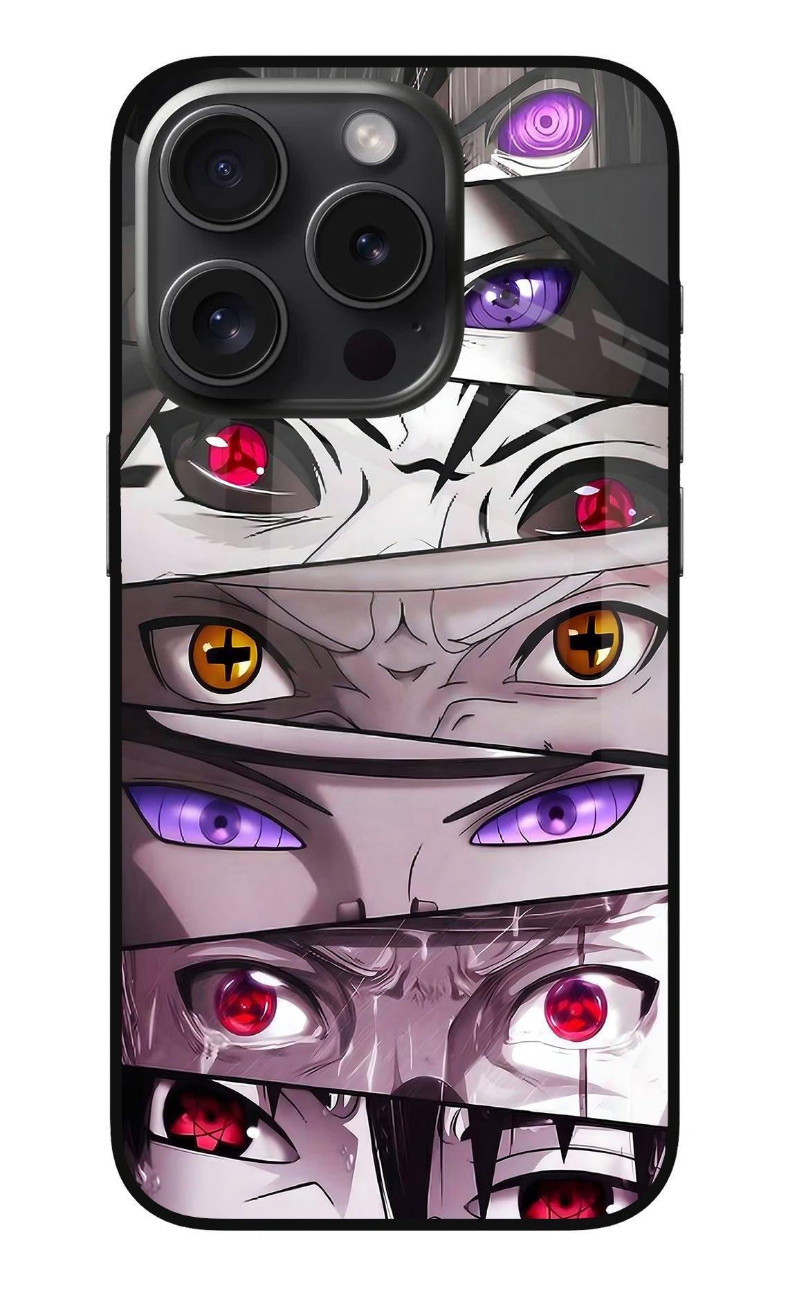 Naruto Anime iPhone 15 Pro Glass Case