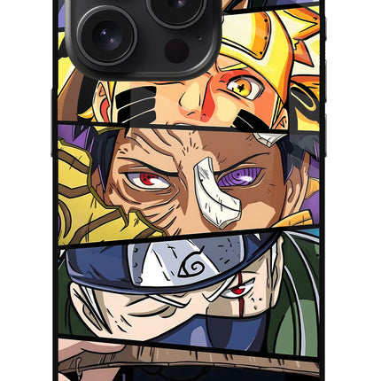 Naruto Character iPhone 15 Pro Glass Case
