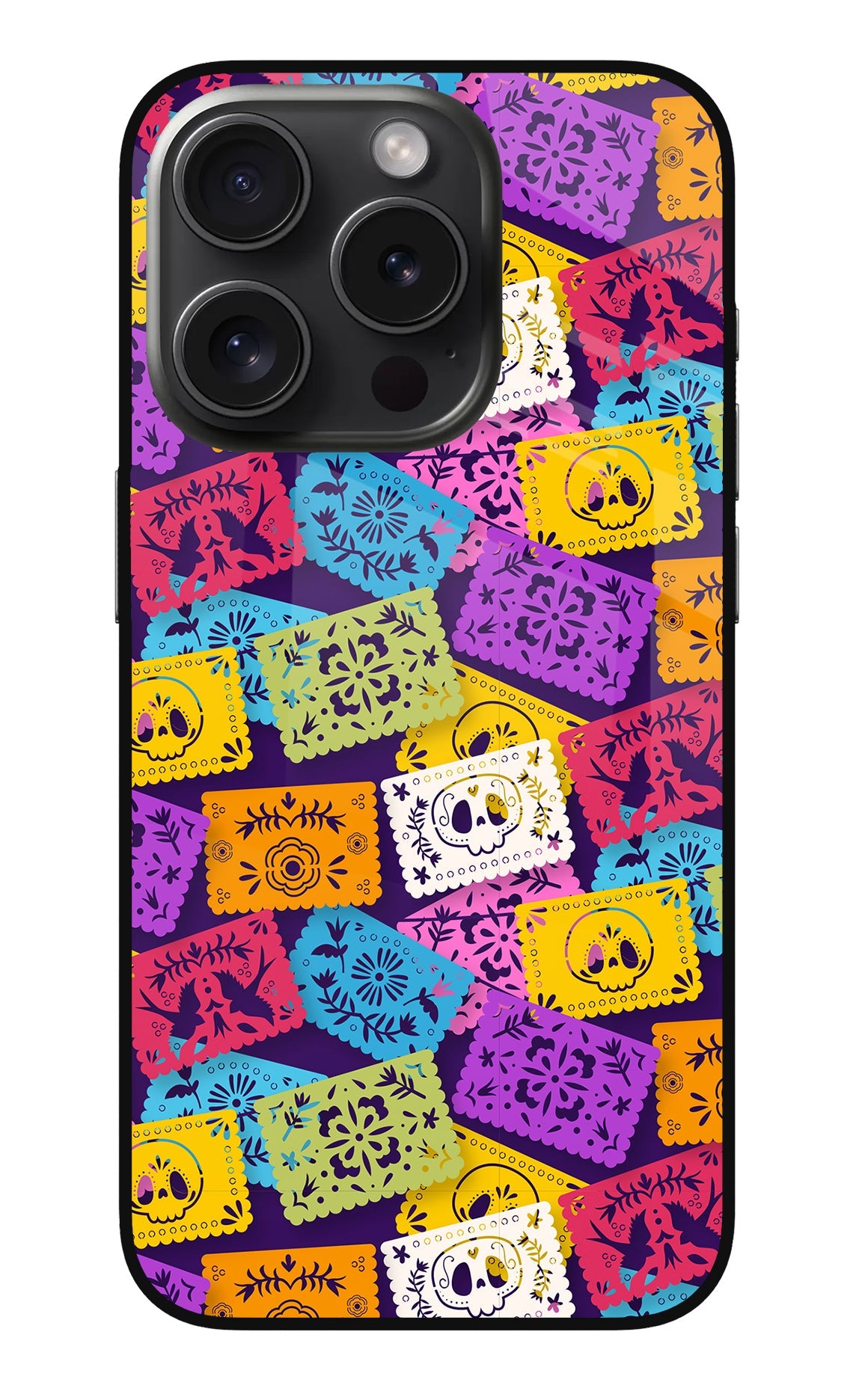 Mexican Pattern iPhone 15 Pro Back Cover