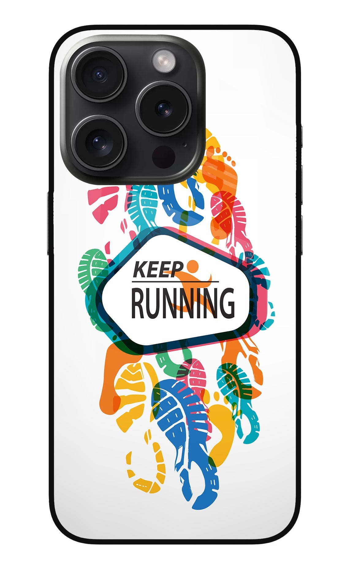 Keep Running iPhone 15 Pro Back Cover