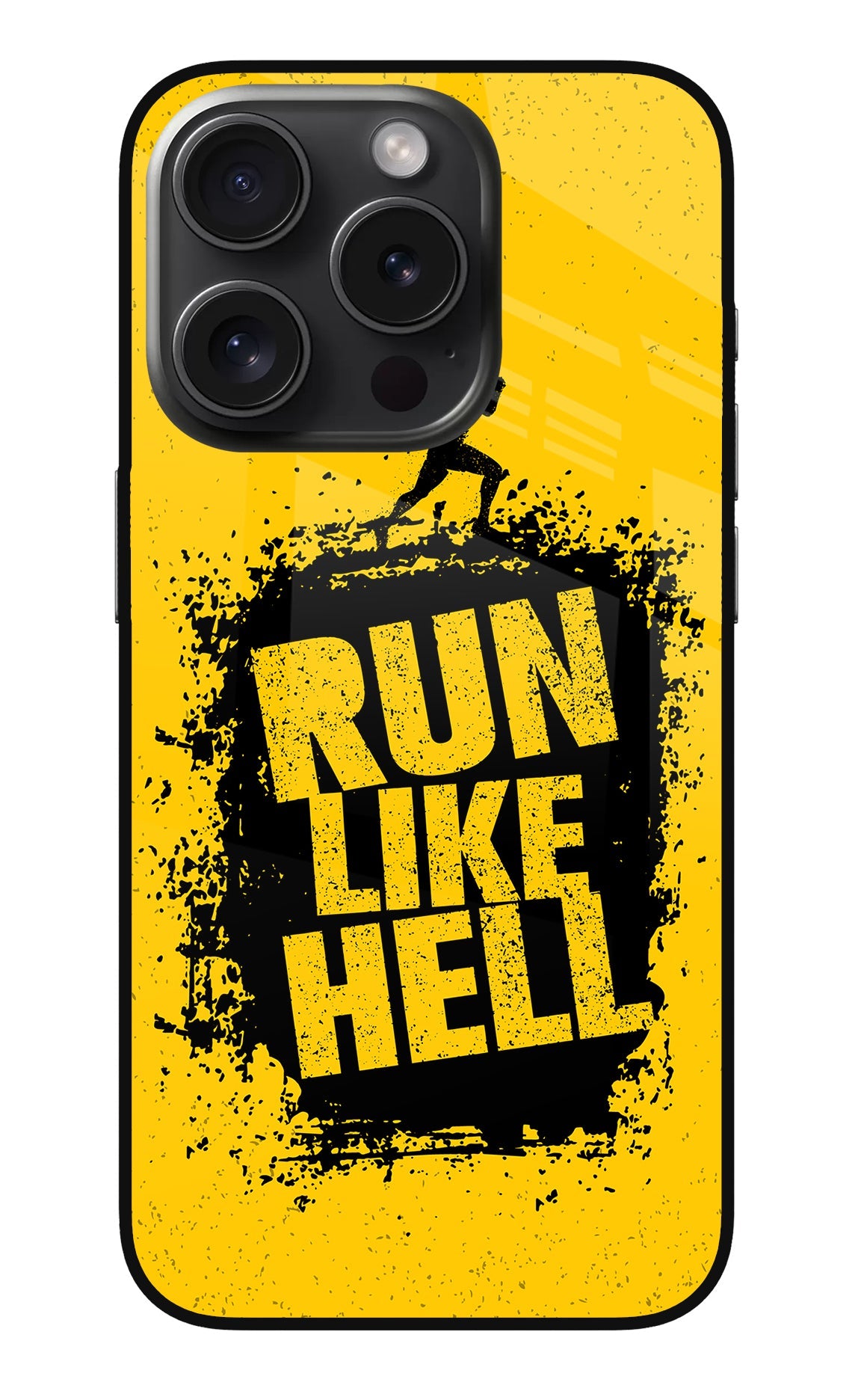 Run Like Hell iPhone 15 Pro Back Cover