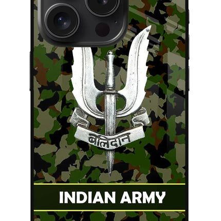 Balidan Indian Logo iPhone 15 Pro Glass Case
