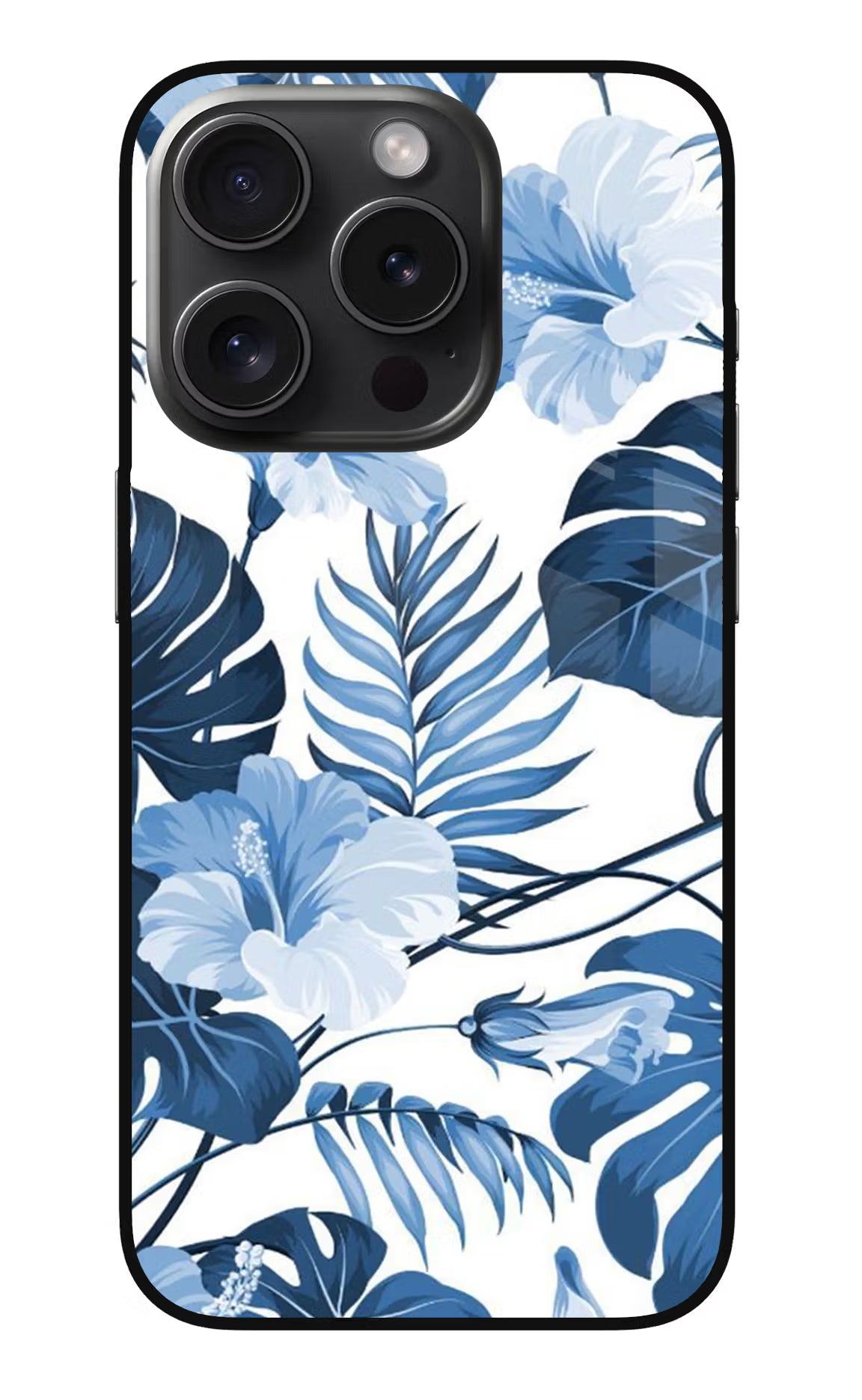 Fabric Art iPhone 15 Pro Glass Case Back Cover by Casekaro