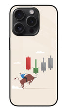 Bull Trading Momentum iPhone 15 Pro Glass Case