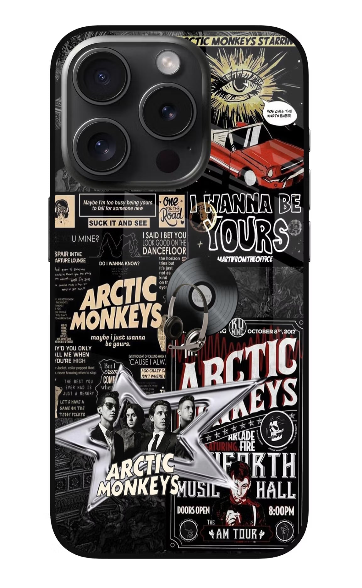 Arctic Monkeys iPhone 15 Pro Glass Case