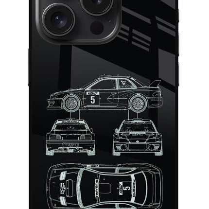 WRC'99 iPhone 15 Pro Glass Case
