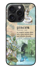 Pisces Zodiac iPhone 15 Pro Glass Case