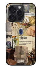Virgo Zodiac iPhone 15 Pro Glass Case