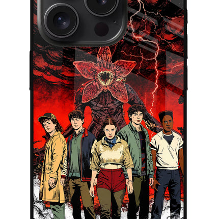 Ordinary Things Characters iPhone 15 Pro Glass Case