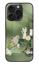 Aesthetic anime iPhone 15 Pro Glass Case