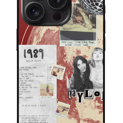 Taylor Swift iPhone 15 Pro Glass Case