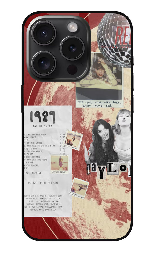 Taylor Swift iPhone 15 Pro Glass Case