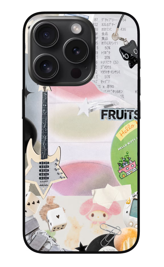 Softcore case iPhone 15 Pro Glass Case
