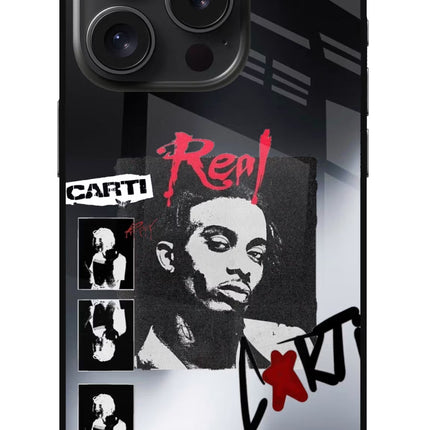 Playboi Carti iPhone 15 Pro Glass Case