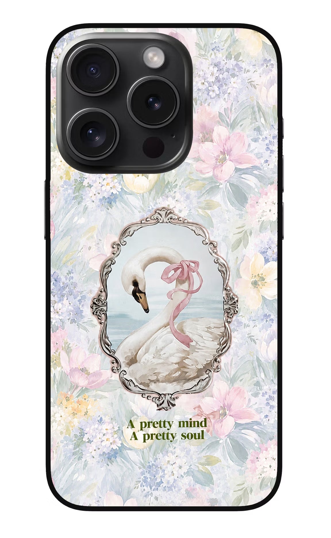 Pretty Mind Pretty Soul iPhone 15 Pro Glass Case