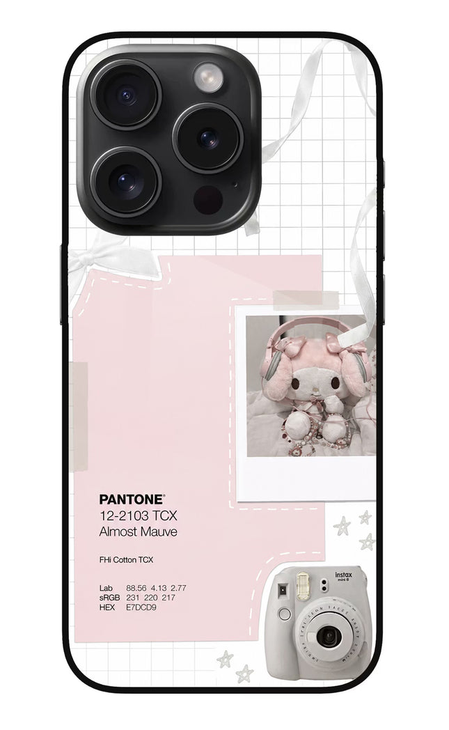 Pantone Asthetic iPhone 15 Pro Glass Case