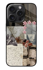Midnight Sky iPhone 15 Pro Glass Case Back Cover by Casekaro