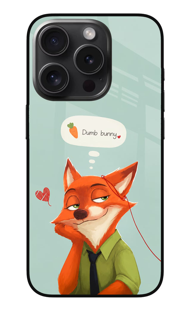 Nick Charm iPhone 15 Pro Glass Case