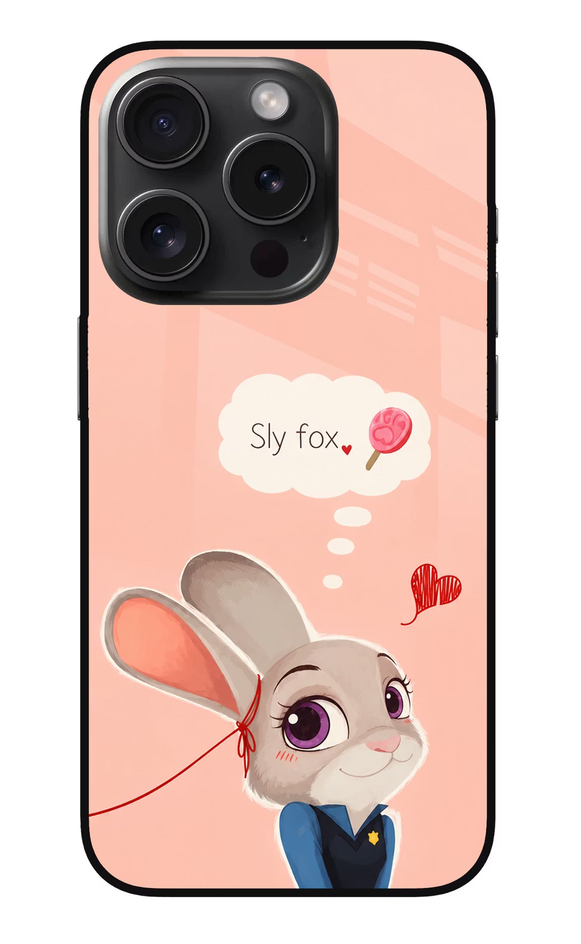 Judy Charm iPhone 15 Pro Glass Case