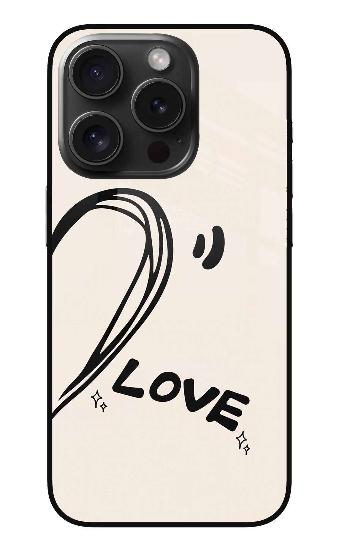 Soul Line iPhone 15 Pro Glass Case
