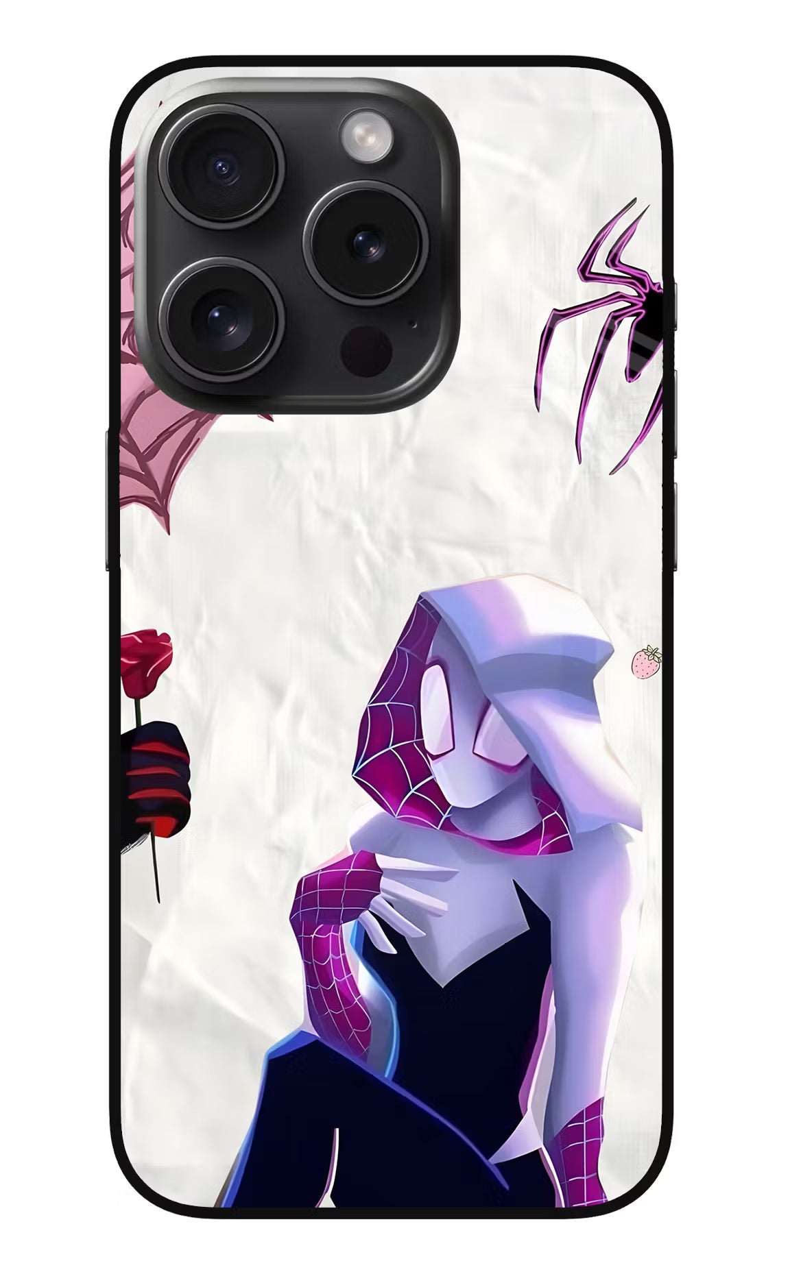 Gwen Verse iPhone 15 Pro Glass Case