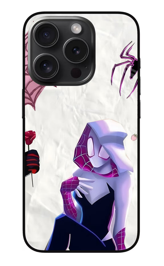 Gwen Verse iPhone 15 Pro Glass Case