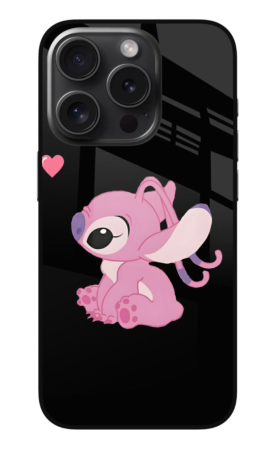 Angel Crush iPhone 15 Pro Back Cover, Glass case