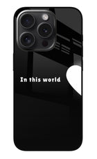 This World iPhone 15 Pro Glass Case