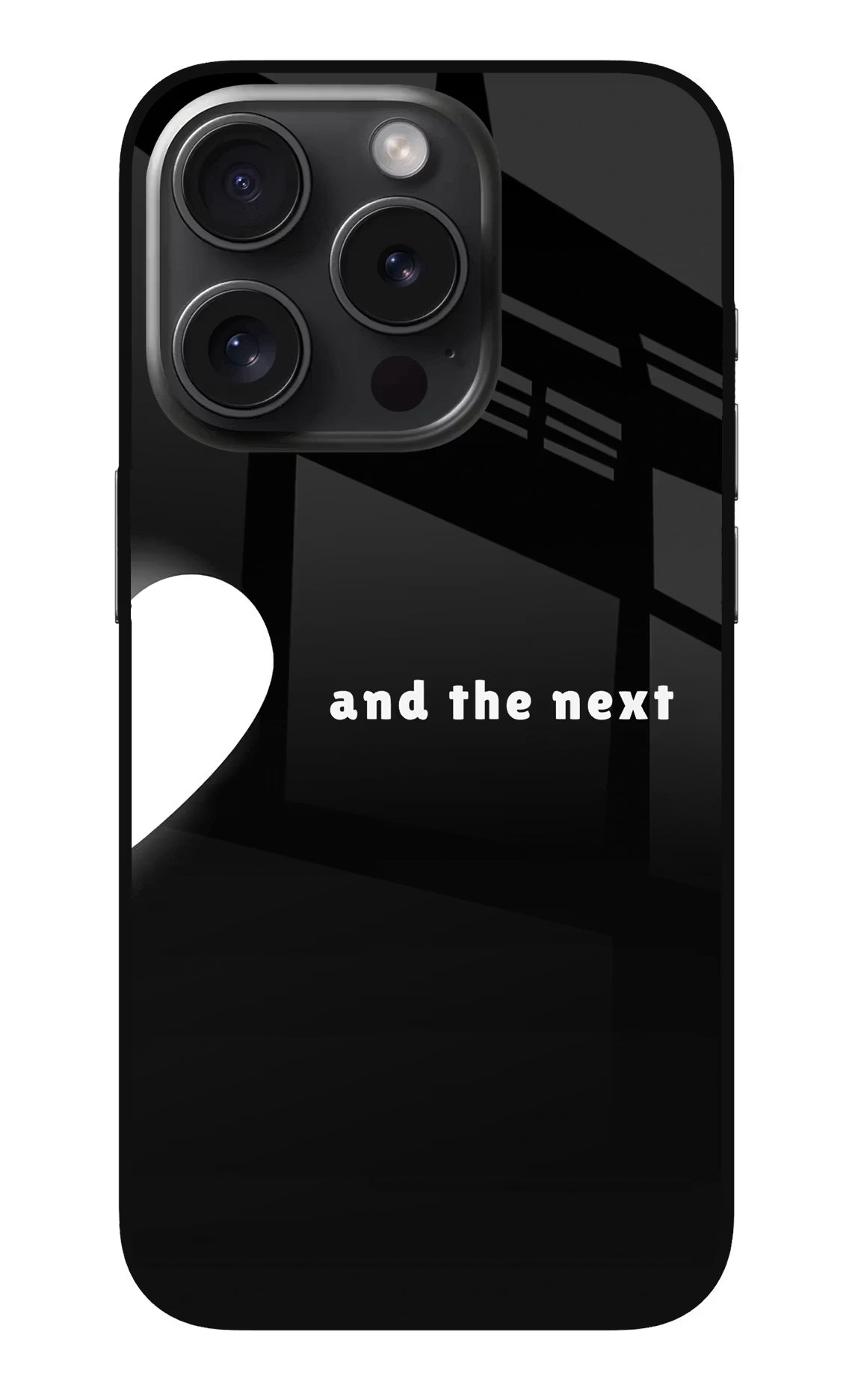 Next World iPhone 15 Pro Glass Case Back Cover by Casekaro