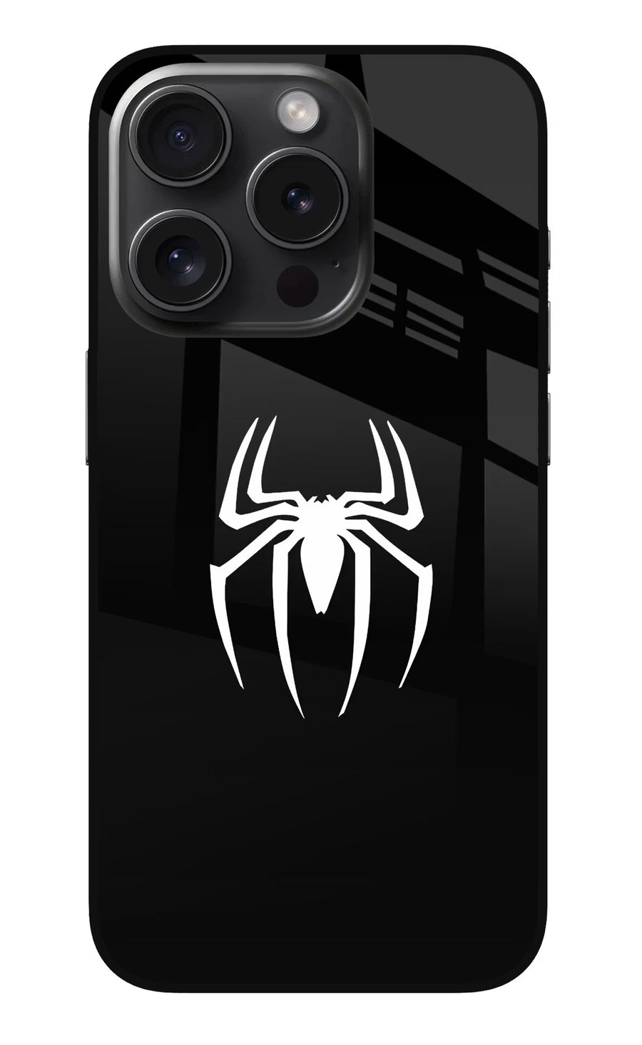 Miles Symbol iPhone 15 Pro Back Cover, Glass case