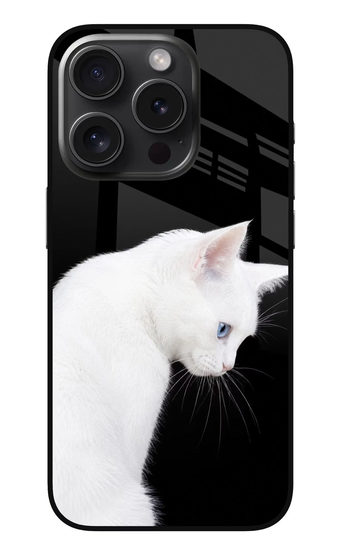 Snow Gaze iPhone 15 Pro Glass Case