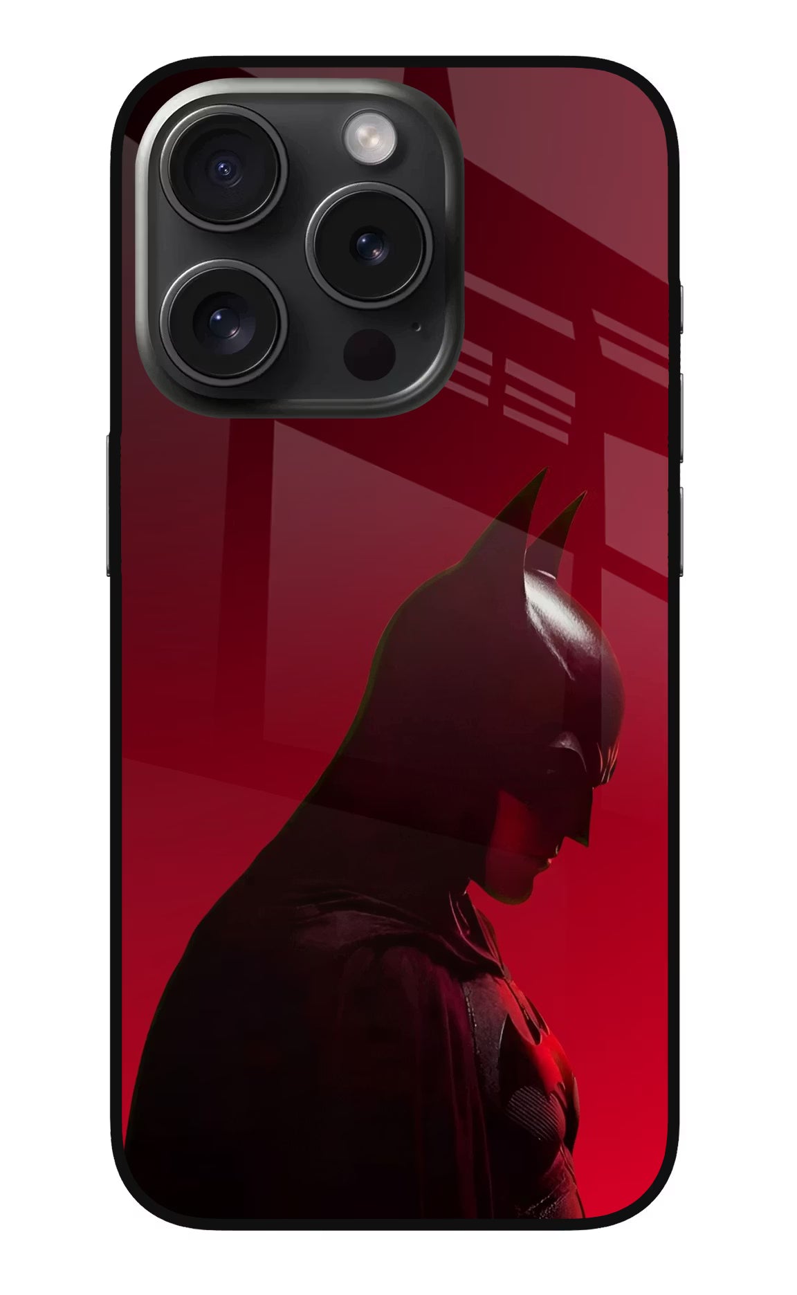 Dark Knight iPhone 15 Pro Glass Case