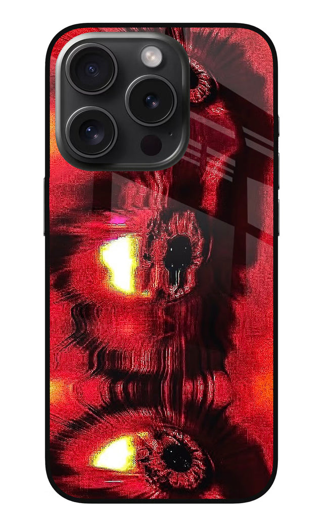 Fire Eye iPhone 15 Pro Glass Case