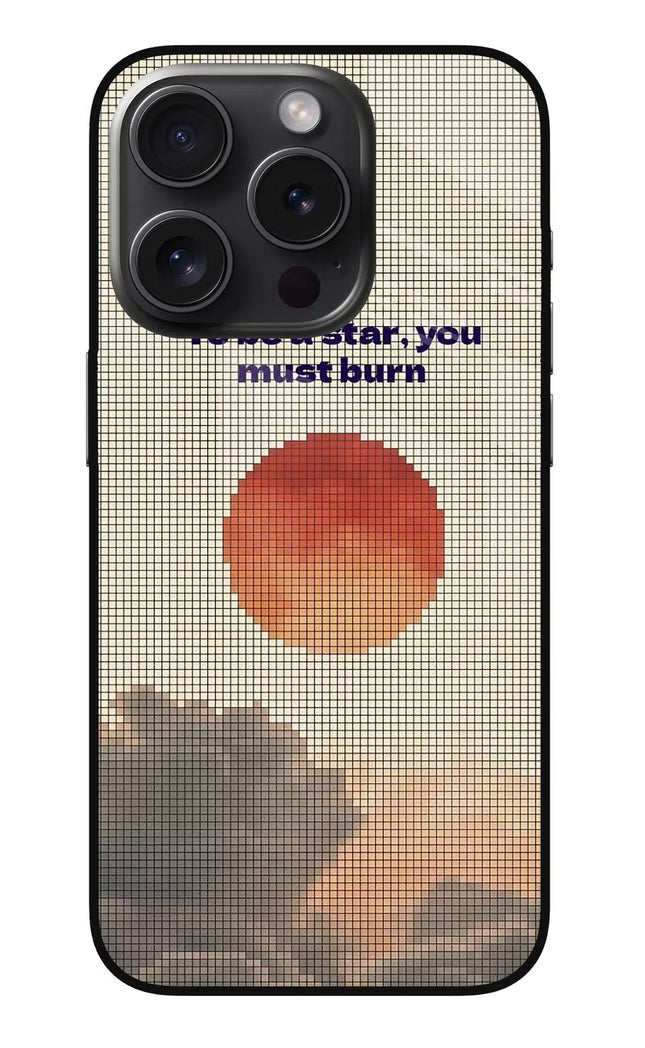 Pixel Sun iPhone 15 Pro Glass Case