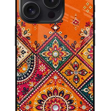 Kutch Glow iPhone 15 Pro Glass Case