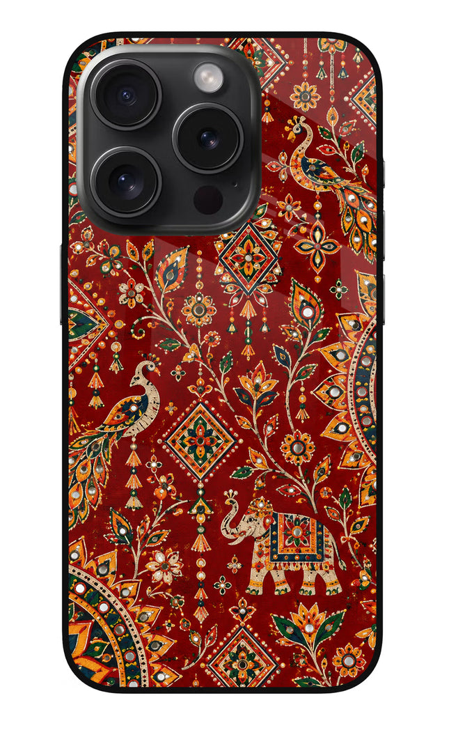 Laal Riwaaz iPhone 15 Pro Glass Case