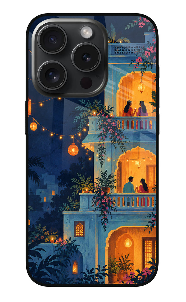 Balcony Glow iPhone 15 Pro Glass Case