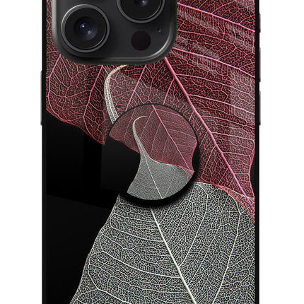 Leaf Pattern iPhone 15 Pro Pop Case by Casekaro