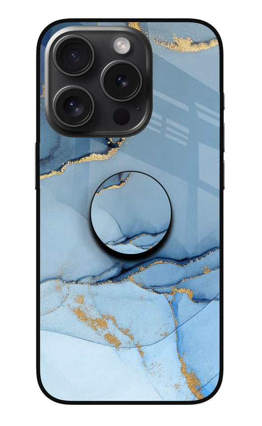 Blue Marble iPhone 15 Pro Glass Case