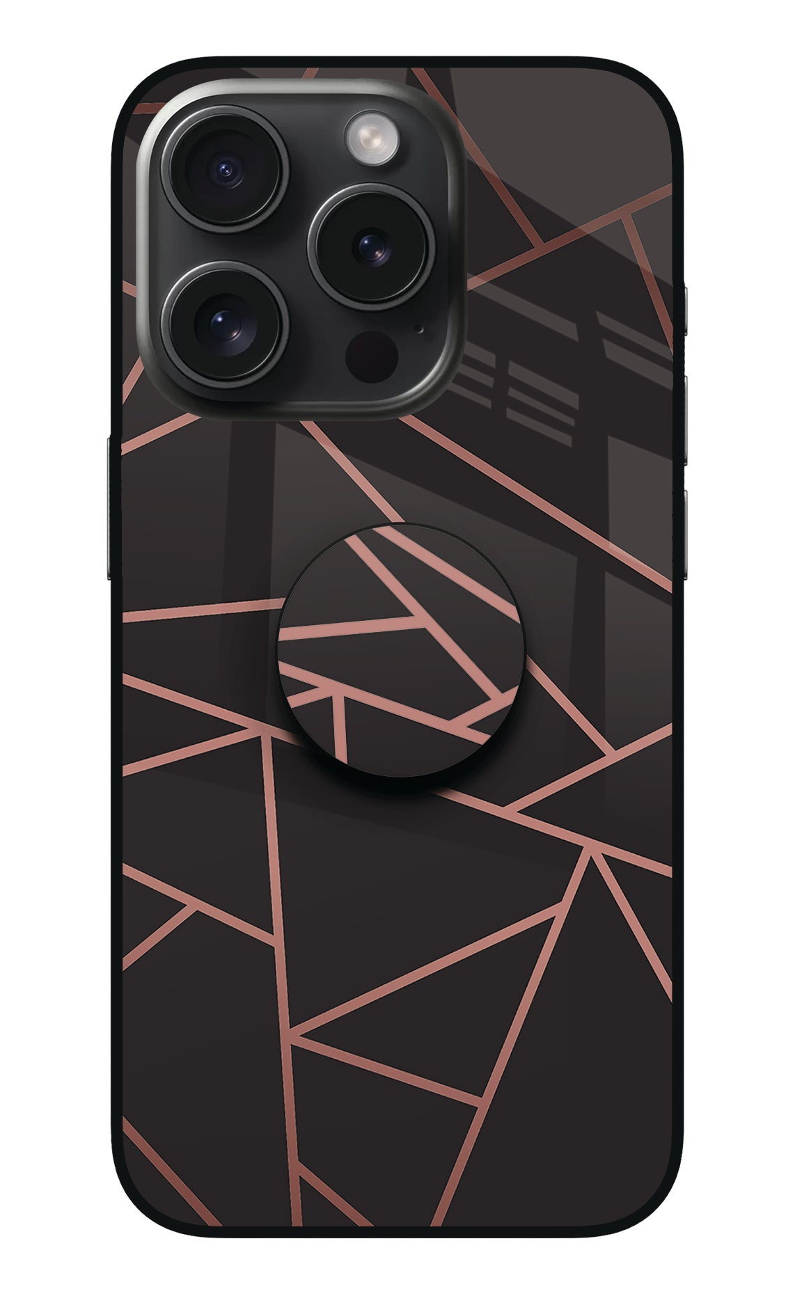 Geometric Pattern iPhone 15 Pro Pop Case