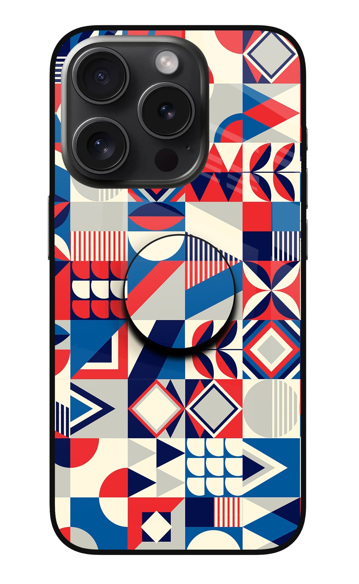 Colorful Pattern iPhone 15 Pro Pop Case