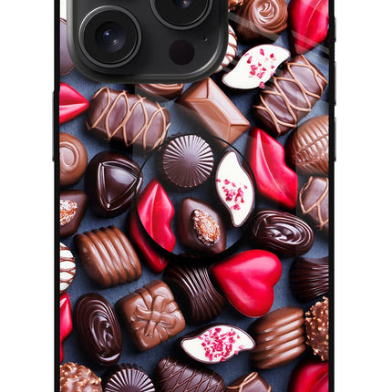 Chocolates iPhone 15 Pro Glass Case
