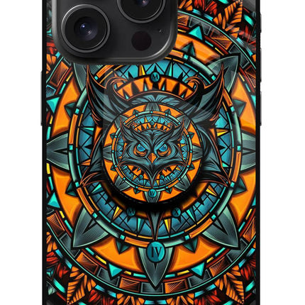 Angry Owl iPhone 15 Pro Pop Case by Casekaro