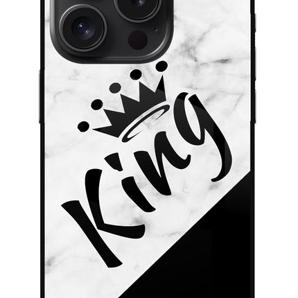 King iPhone 15 Pro Max Glass Case