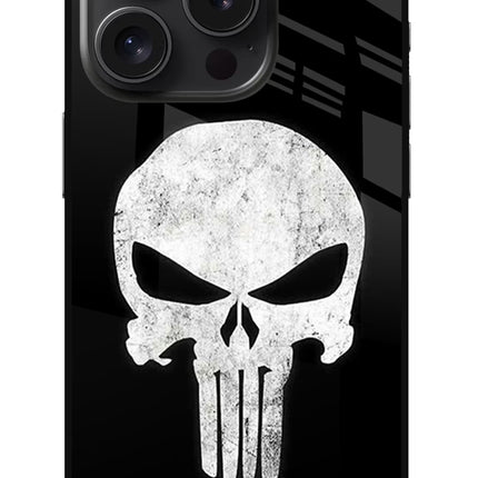 Punisher Skull iPhone 15 Pro Max Glass Case