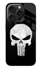 Punisher Skull iPhone 15 Pro Max Glass Case