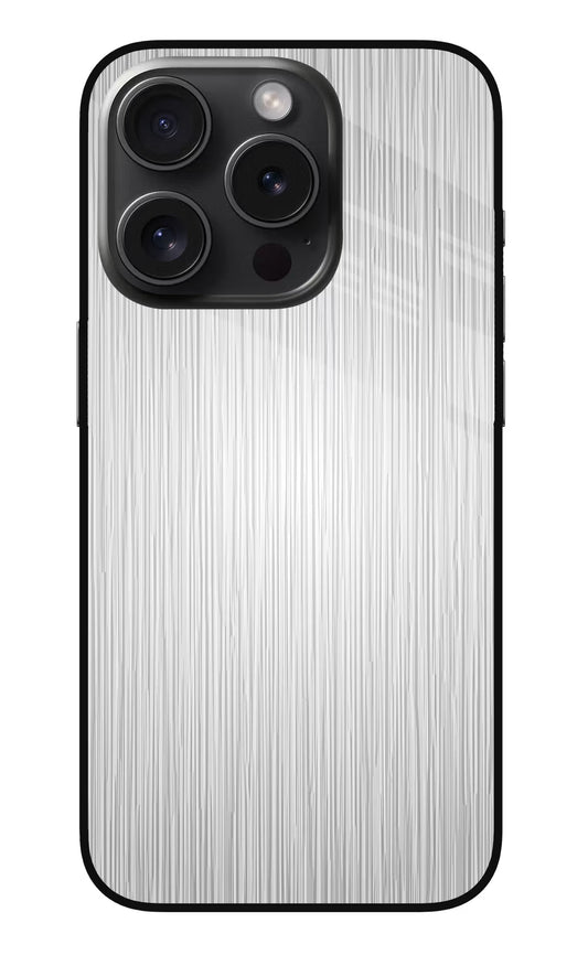 Wooden Grey Texture iPhone 15 Pro Max Glass Case