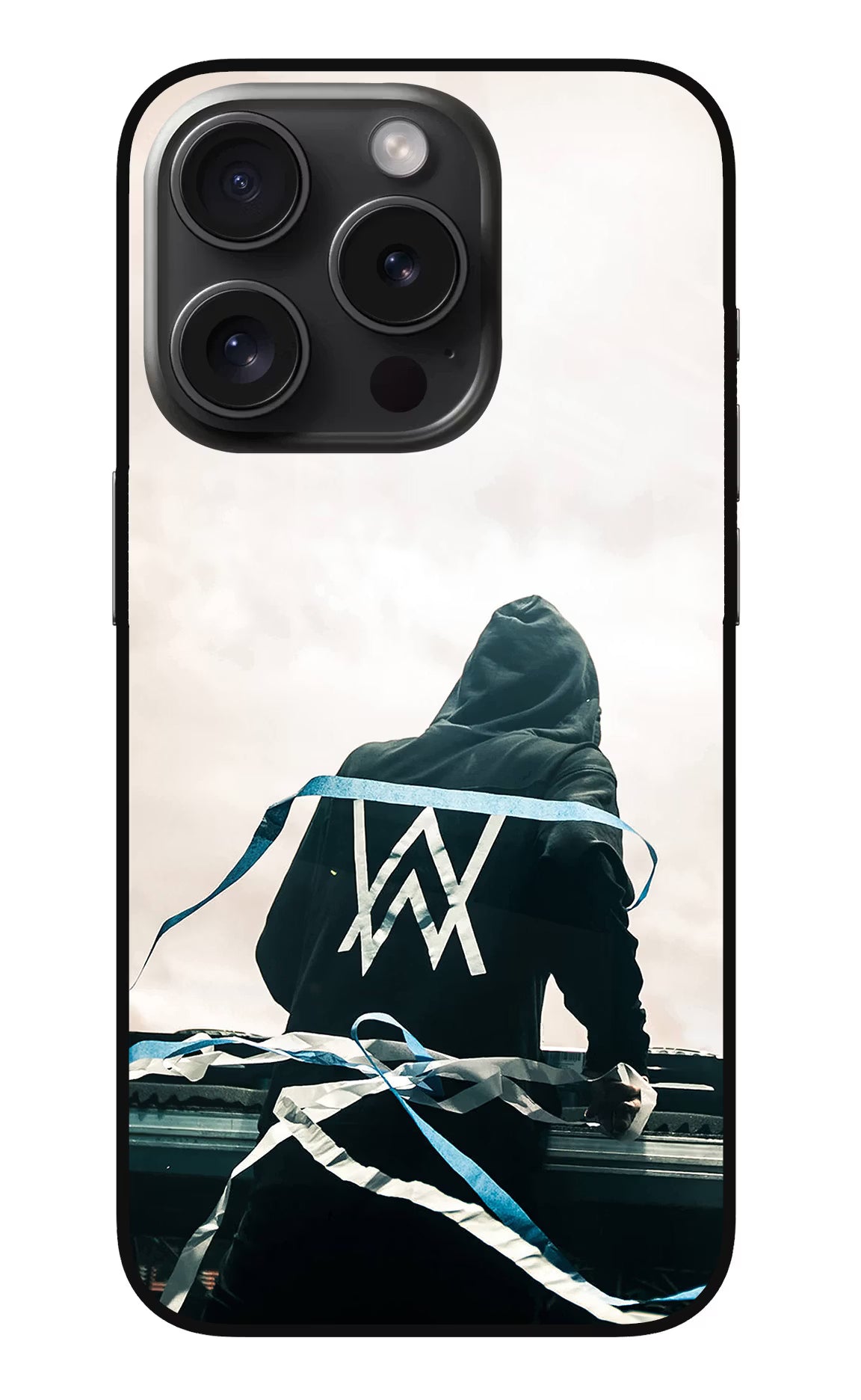 Alan Walker iPhone 15 Pro Max Glass Case Back Cover by Casekaro