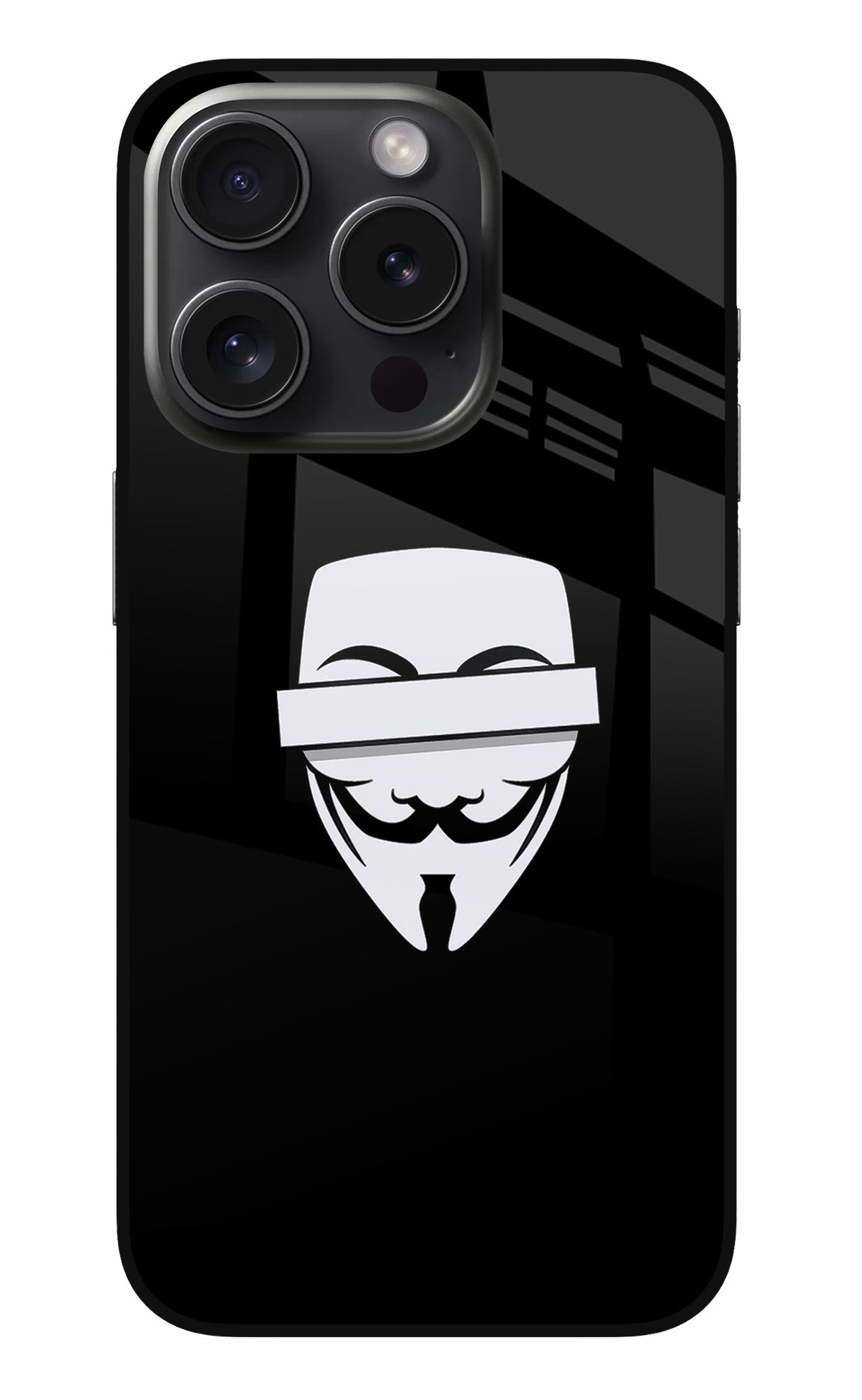 Anonymous Face iPhone 15 Pro Max Back Cover